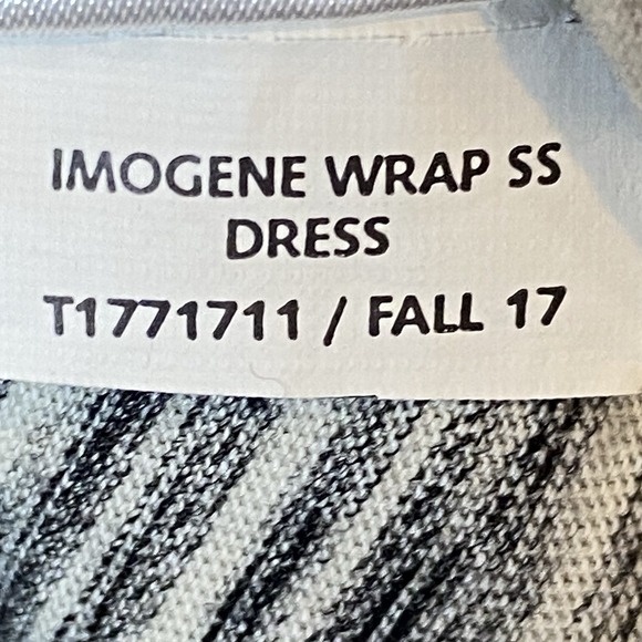 Toad&Co Imogene Faux Wrap Dress Womens S Gray Organic‎ Comfort Office Minimalist - Picture 6 of 7